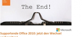 Supportende Office 2010